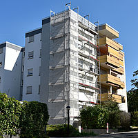 Fassadenanstrich, Asbestsanierung und Betoninstandsetzung in Marbach - 2