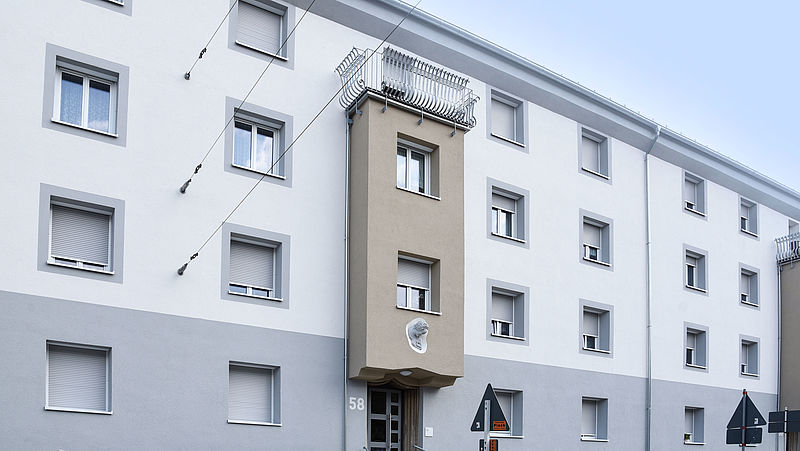 Fassadensanierung und Wärmedämmung bei einem Altbau in Stuttgart, Ludwigsburgerstraße-2